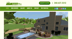 Desktop Screenshot of lawnspluslandscaping.com